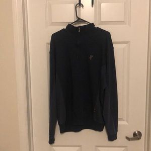 Quarter-Zip Sweater, made by Ashworth.